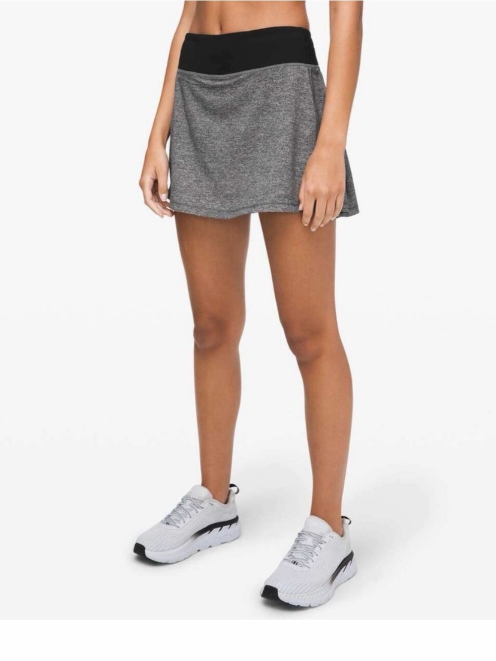 Lululemon Grey/Black Tennis Skirt